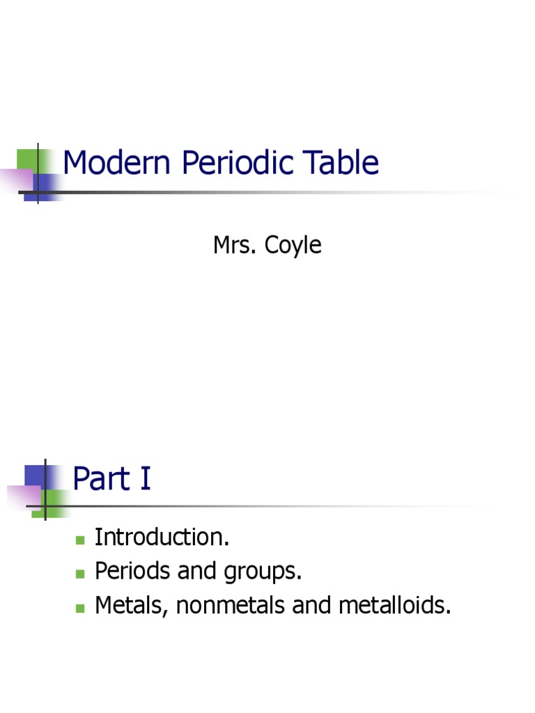 Understanding the Modern Periodic Table | PDF | Periodic Table | Calcium