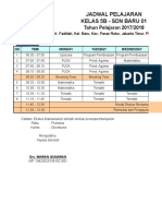 Jadwal 5a 2017