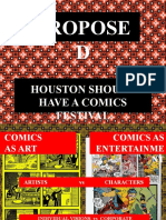 Proposal For An Art Comics Festival in Houston