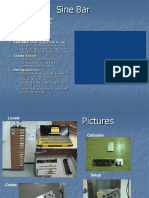 Sine Bar: Primary Use 4 Steps