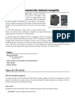 Sistema de Alimentación Ininterrumpida