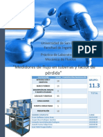 Informe 5: "Medidores de Flujo en Tuberías y Factor de Pérdida"