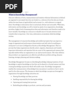 What Is Knowledge Management?: Tuesday, July 31, 2007