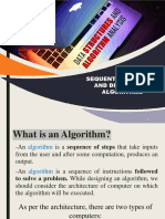 Sequential, Parallel and Distributed Algorithms