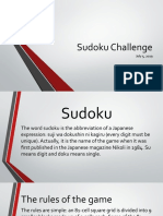 Sudoku Challenge: July 5, 2019