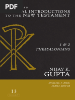 1 and 2 Thessalonians (Zondervan Critical Introductions To The New Testament)