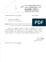 Guidelines For Granting ROW Permissions For Laying Telecom Cables Ducts On NH Land Reg 13-10-13