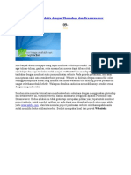 Belajar Membuat Website Dengan Photoshop Dan Dreamweaver