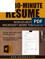 The 30 Minute Resume