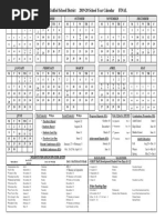 2019 2020 Torrance Unified School Calendar