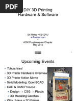 Acm Diy 3d Printing Hardware and Software3