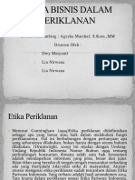 Etika Bisnis Dalam Periklanan