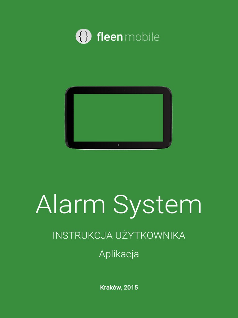 Alarm System Instrukcja PDF