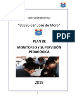 Plan de Monitoreo y Supervisión Pedagógica 2018 SM