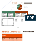 Fundraiser Event Income and Expenses