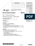 Aqa Envs2 QP Jan12