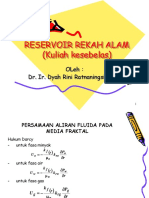 Reservoir Rekah Alam (Kuliah Kesebelas) : Oleh: Dr. Ir. Dyah Rini Ratnaningsih, MT
