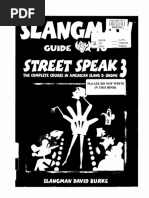 The Slangman Guide To Street Speak 1 | PDF | Foreign Language Studies