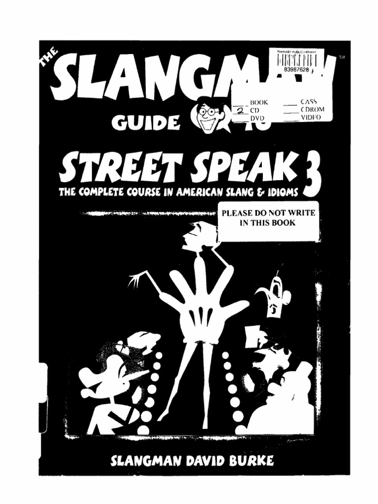 David Burke - The Slangman Guide To Street Speak 3 (Slangman
