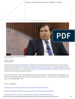 Rodrigo Maia Diz Que Não Indicaria Filho Para Ser Embaixador - 18-07-2019 - UOL Notícias