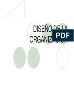 Diseño de La Organizacion