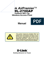 D-Link Airpremier: Dwl-2700Ap