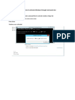 Activate Windows Key in CMD