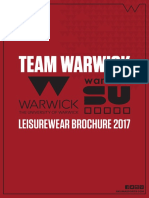 Team Warwick Leisure Brochure