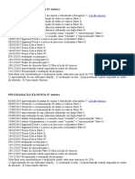 Programação Filosofia IV Química