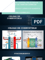 Fisicoquímica II Celdas de Combustible