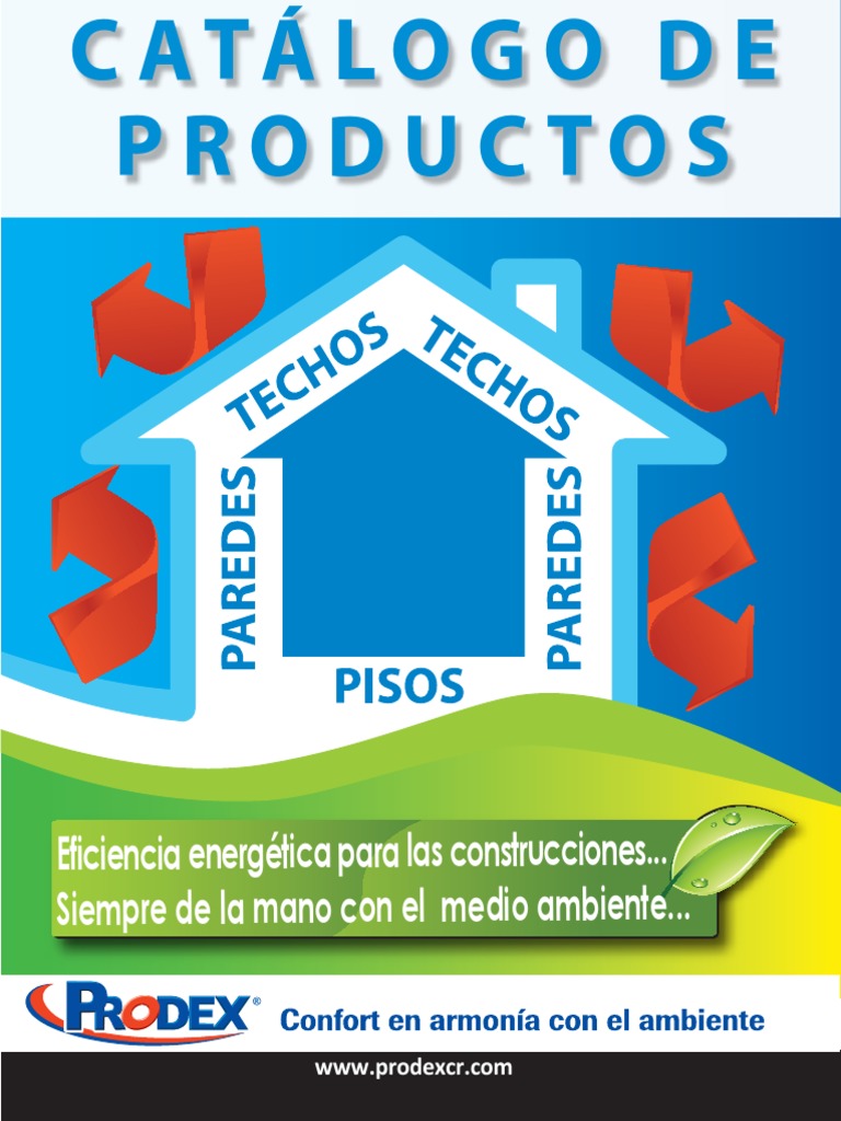 Catalogo Prodex PDF | PDF | Aislamiento térmico | Conservación de energía