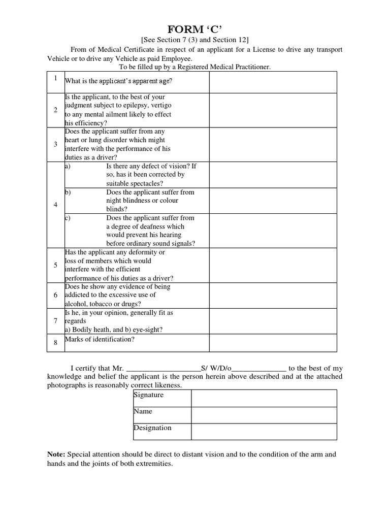 Form C | PDF