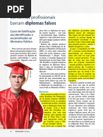 Conselhos Profissionais Barram Diplomas Falsos