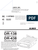 Alinco DR-138 438 User