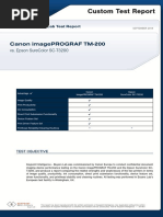 Canon ImagePROGRAF TM-200 vs. Epson SureColor SC-T3200