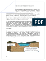 Secciones de Mayor Eficiencia en Hidraulica