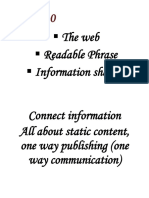 The Web Readable Phrase Information Sharing