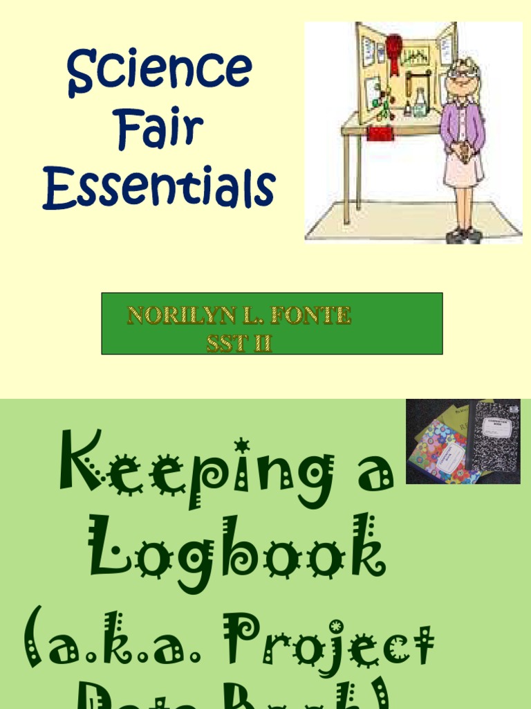 Log Book (Science Investigatory Project) PDF Chart Experiment