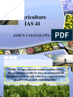 Agriculture IAS 41: Jade S. Casayas, Cpa