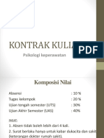 Kontrak Kuliah Psi Keperawatan