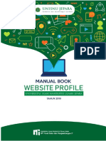 Manual Webs Profile Unisnu Jepara