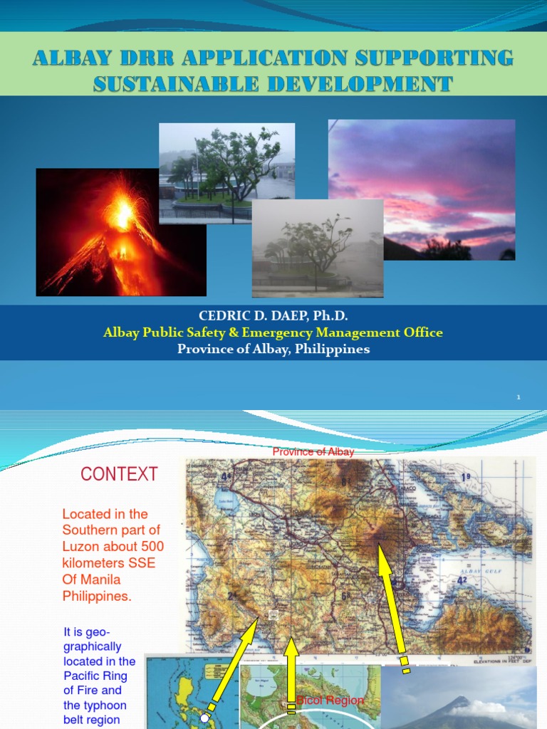 Drrm The Albay Experience And Sustainable Plan Pdf Emergency