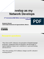 I Develop as My Network Develops Nov 6 2010