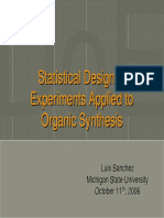 DoE in Organic Chem Slides PDF