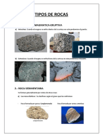 Tipos de Rocas