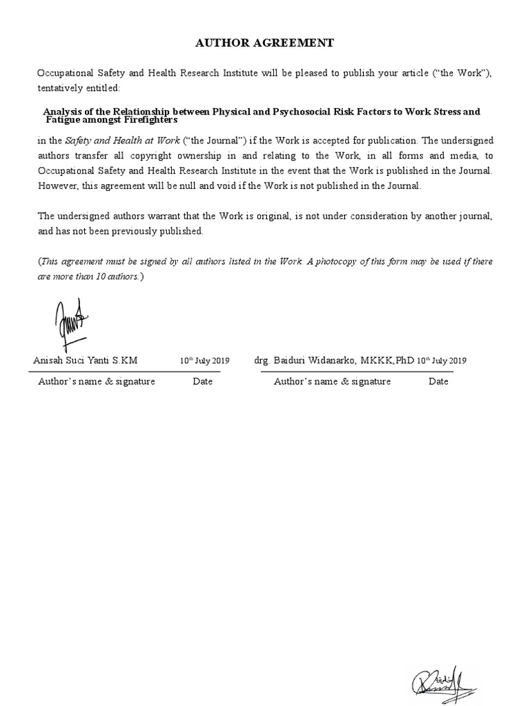 Anisah SHAW-Author Agreement | PDF