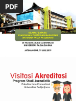 Visitasi Akreditasi Prodi Jurnalistik - Presentasi Rev 201907