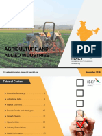 Agriculture and Allied Industries: November 2018