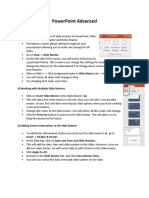 Advanced PowerPoint PDF