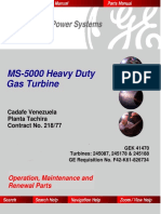 MS-5000 Heavy Duty Gas Turbine: Operation, Maintenance and Renewal Parts